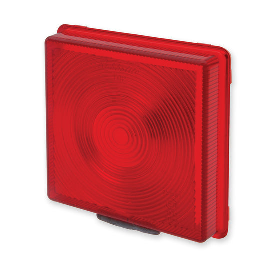 Rubbolite Tail Lens. Tail function lens for the stop/tail function of 2 & 3 pod rear lamps