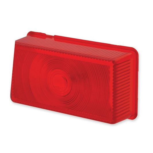 Rubbolite Roof Marker Lens Red. Rear outline lens for outline marker lamps