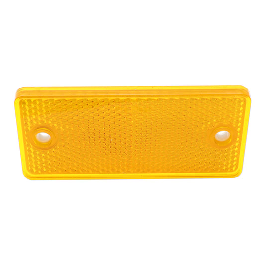 Side rectangular amber reflector LM type