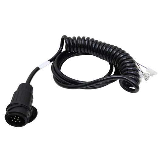 Curly Lighting Lead Plug One End
