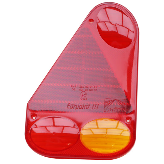 P07991L Rear L/H lens for combination lamp- to suit P5/6/7E & BV64e