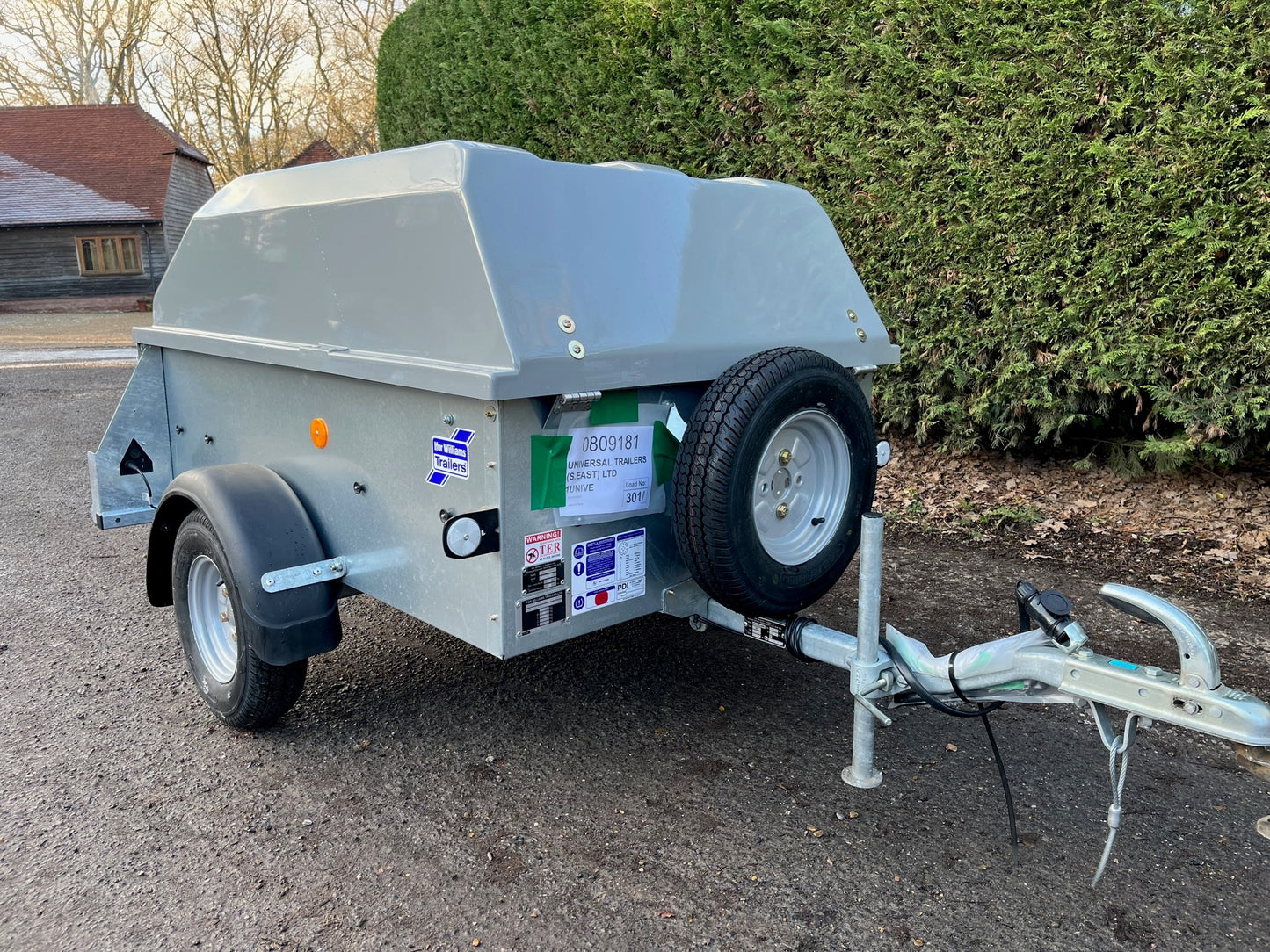Brand New Ifor Williams P5e Trailer With GRP Lid